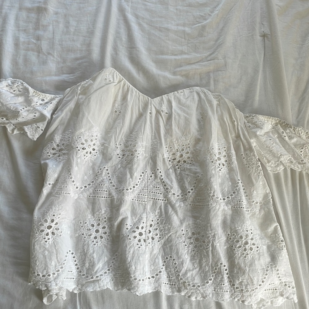 White lace top